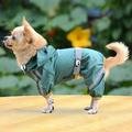 SLPUSH Pet Rain Jacket Pet Raincoat Waterproof Jacket Cat Dog Hood Rain Coat Reflective Jumpsuit Apparel Dog Cape Slicker