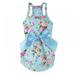 SLPUSH Dog Bowknot Floral Dress Pet Princess Dress Dog Sundress Dog Princess Dress Puppy Summer Dress for Small Pets Dogs Puppy Cats