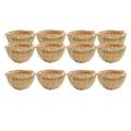 12pcs Bamboo Canary Nest Pan Bird Breeding Cage Small Parrot Rest Cave