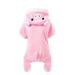 Funny Pet Dog Cat Clothes for Christmas Dress Up Cosplay Pink Pig - Size S