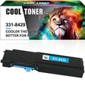 Cool Toner Compatible Toner for Dell 331-8432 for Dell Color Laser C3760dn C3760n C3760dnf C3765dnf Replacement Laser Printers Toner Ink Cyan 1-Pack