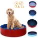 Shenmeida Foldable Dog Pet Bath Pool Wading Pool Pits Ball Pool Portable Bathing Swimming Tub Pool for Dogs Cats Indoor %26 Outdoor Use