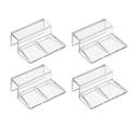 4 Pcs Fish Tanks Glass Cover Clip 6mm/8mm/10mm/12mm Aquariums Fish Tank Acrylic Clips Glass Cover Support Holders Universal Lid Clips for Rimless Aquariums