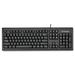 Keyboard For Life Slim Spill-Safe Keyboard 104 Keys Black | Bundle of 5 Each