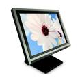 Wuzstar 15 Inch Touch Screen LED Display HD Monitor for Restaurant Cafe Kiosk Retail Silver