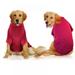 Baywell Hoodies Knitwear Large Dog Sweaters Stretchy Pet Clothes Soft Puppy Pullover Dog Sweatshirts for Small Dogs Cats Warm Dog Shirts Red 3XL