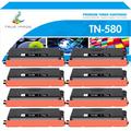 True Image 8-Pack Compatible Toner Cartridge for Brother TN-580 Work with HL-5240 HL-5250DN HL-5340D HL-5370DW DCP-8060 DCP-8065DN MFC-8660DN Printer (Black)