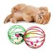 QISIWOLE Pet Cat Funny Playing Toy Teal Fake Mouse Mice Rat in Cage Ball Deals