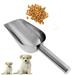 Dog Food Scoop Stainless Steel Feed Scooper for Home Pet Food Shovel Stainless Steel Pet Scoops to Serve Dry Food to Your Pet