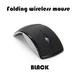 2.4G Wireless Mouse Foldable Computer Mouse Mini Travel Notebook Mute Mouse USB Receiver for Laptop PC