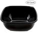 Sabert 160 oz Square Black PET Plastic Thermoformed Large Catering Serving Bowl | 50/Case