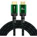 Ritz Gear 4K HDMI Cable 3 ft [3-Pack] - Green - Braided Nylon Cord & 24K Gold Plated Connectors Ritz Gear High Speed HDMI 2.0 with Ethernet