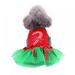 Pet Dog Christmas Skirts Winter Warm Clothes Costume Red Dress Puppy Skirt Cosplay Costume