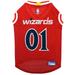 Pets First NBA Washington Wizards Mesh Basketball Jersey for DOGS & CATS - Licensed Comfy Mesh 21 Basketball Teams / 5 sizes