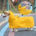 Visland Dog Raincoats Rain Poncho Coat Waterproof Rain Jacket with Hood for Medium and Large Dogs Lightweight Hoodies Pet Windproof for Outdoor Walking