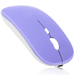 Bluetooth Rechargeable Mouse for Dell Precision 5000 5560 Laptop Bluetooth Wireless Mouse Designed for Laptop / PC / Mac / iPad pro / Computer / Tablet / Android Violet Purple