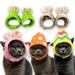 Funny Pet Dog Headgear Cat Cap Costume Warm Rabbit Hat New Year Party Christmas Cosplay Accessories Photo Props Headwear