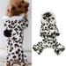 Limei Dog Hoodie Pet Clothes Sweaters with Hat Leopard Printed Style Flannel Dog Costumes Cute Sweatshirt for Puppy Small Medium Large Pet Hoodie Doggie Soft Winter Pullover Coat