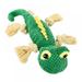 GOODLY Pet Plush Toy for Small Medium Dog Dog Squeaky Toys Stuffed Animals Toys with Cotton Material and Crinkle Paper Durable Chewing Toys for Puppy Breed with Lizard Shape
