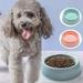 Cheers.US Pet Bowl Non-Slip Washable Reusable Double Cat Dog Bowl Feeding Water Feeder Non-Slip Large Space Washable for Kitten Puppy