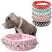 Faux Leather Spike Fashion Dog & Cat Collar for Pet Big Family and for Pet Hospital Gift Red XS