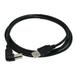 25ft Right Angle USB Cable for Brother MFC-9150CW Digital Color All-in-One with Wireless Networking Printer/Copier/Scanner/Fax Machine - Black