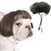 Summark Dog Cospaly Wig Fake Headgear Accessories for Small Medium Large Dogs Dog Cospaly Props Wigs Puppy Halloween Jewelry Accessories