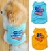 Dog Shirt Cute Fourth of July Dog Dress American Flag Pattern Pet Outfit Perfect Size Stretchable Pet Vest Blue Comfortable Costume for Indoor Outdoor Parties Parades Event