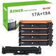 A AZTECH 5-Pack Compatible Toner Cartridge CF217A & Drum Unit CF219A for HP LaserJet Pro M102w M102a MFP M130nw M130fw M130fn M130a Printer (4*Black Toner Cartridge 1*Drum)