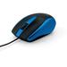 Verbatim Corded Notebook Optical Mouse - Blue - Optical - Cable - Blue - 1 Pack - USB Type A - Scroll Wheel | Bundle of 5