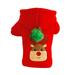 HOTWINTER Christmas Dogs Reindeer Costume for Small Dog Christmas Girl Dog Sweater Coat Dress Puppy Skirts Dog Princess Dress Clothes Boy Dog Hoodies Sweater Coats for Small Dogs Xmas Gift