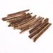 20pcs Cats Cleaning Teeth Catnip Pet Molar Toothpaste Pure Natural Wood Stick Cats