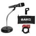 AKG D5 C Professional Dynamic Vocal Microphone D5C+Gooseneck Desk Stand+Cable