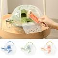 Dengjunhu Hamster Cage Transparent Special Anti-jailbreak Portable Small Animals Guinea Pig Carrier Cage for Winter