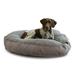 Happy Hounds Scout Sherpa Round Pillow Dog Bed Gray Large (42 x 42 in.)