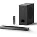 ULTIMEA Sound Bar for Smart TV with Subwoofer 160W 2.1ch PC Soundbar for Game Bass Boost Bluetooth 5.3 Surround Sound Home Audio Speaker Work with HDMI ARC Ultra-Slim Nova S40