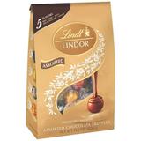 Lindt Lindor Assorted Platinum Truffles Bag Milk Dark White Caramel & Sea Salt 15.2oz Pack of 2