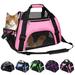 Yipa Cat Carrier Soft-Sided Pet Travel Carrier for Cats Dogs Puppy Comfort Portable Foldable Pet Bag Airline Approved Black Small Size