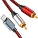 USB C to 2 RCA Audio Cable Type C Male to 2 RCA Male Audio Cable for Tablet Speaker Amplifier TV 1M