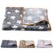 Visland Dog Cat Blanket Fashion Casual Cute Hearts Stars Paws Dots Printed Soft Skin-friendly Cozy Coral Fleece Plush Winter Warm Pet Bed Mat Cushion for Puppy Kitten and Other Small Animals