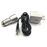 OMNIHIL 2-Port USB Car and Wall Charger for Barnes & Noble Nook Wi-fi Color Digital Simple Touch Reader Tablet PC | NOT compatible with new NOOK HD 7 and NOOK HD+ 9 tablets