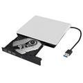 External CD DVD Drive USB 3.0 Portable CD DVD +/-RW Drive Slim CD DVD ROM Rewriter Burner CD DVD Player for Laptop Desktop MacBo