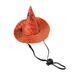 LIWEN Pet Hat with Adjustable Rope Funny Style Headwear Cat Dog Halloween Witch Hat for Theme Party