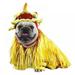 GOODLY Lion Dance Dog Four-Legged Costume Halloween Pet Clothes Tang Suit for Cats Corgi Bulldog