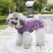 Turtleneck Dog Sweater - Classic Cable Knit Winter Coat - Feather Yarn Glittered with Silver Wire - Keep Warm for Doggies Puppy