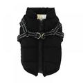 Pet Dog Warm Jacket with Harness Puppy Winter Waterproof Thick Fleece Dog Snow Jacket Cold Weather Apparel