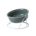 GadgetVLot Ceramic Cat Food Bowl Kitty Bowl Tilted Raised Cat Water Bowl Pet Supplies Slanted Elevated Cat Bowl