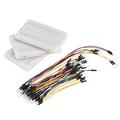 Uxcell Breadboards Kit 400 Point Solderless Breadboards with Jumper Wire 1 set