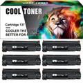 Cool Toner Compatible Toner Replacement for Canon CRG137 137 Toner ImageClass MF216n MF227dw MF236n MF249dw MF244dw MF247dw MF229dw MF232w MF212w D570 LPB151dw Printer Ink Black 6-Pack
