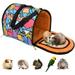 AURORA TRADE Carrier Bag Small Guinea Pig Hedgehog Carriers with Detachable Strap Double Zipper Travel Pets Small Guinea Pig Chinchillas Hamster Rat Hedgehog Sling Carry Bag for Small Animals